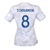 Ranska Aurelien Tchouameni #8 Vieraspaita Naiset MM-kisat 2022 Lyhythihainen
